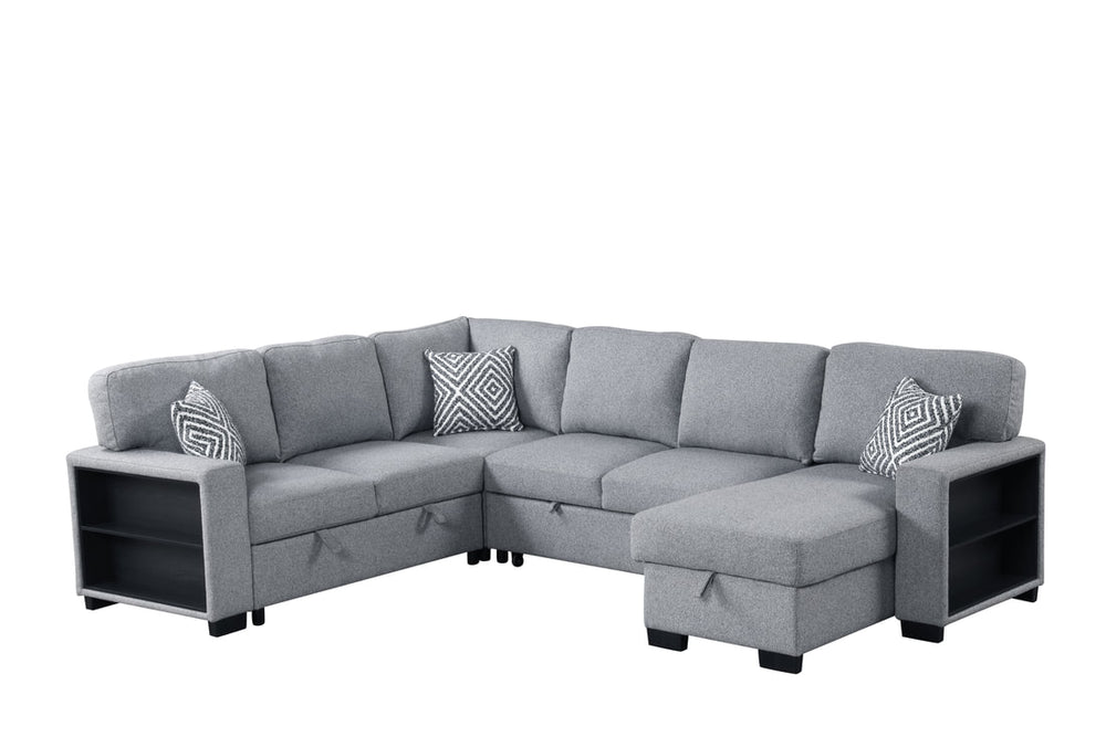 Atlantic Sectional With Pull-Out Beds