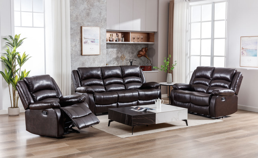 Dynamo Espresso 3-PC Reclining Set
