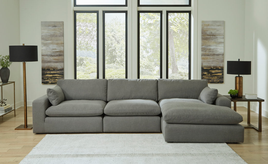 AsheCloud Gray Sectional