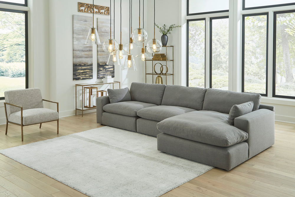 AsheCloud Gray Sectional