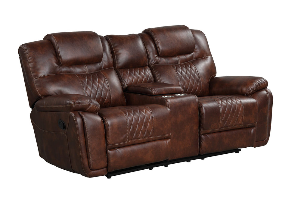 Galveston Brown 3-PC Reclining Set