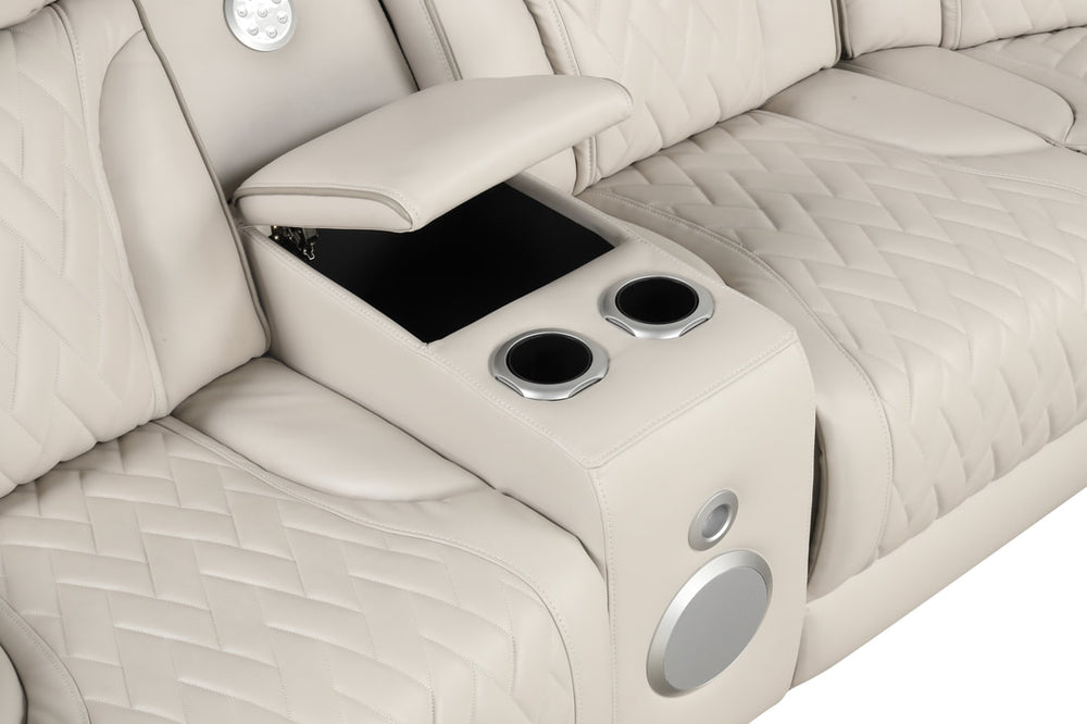 Spain Power Reclining Sectional Power Headrests
