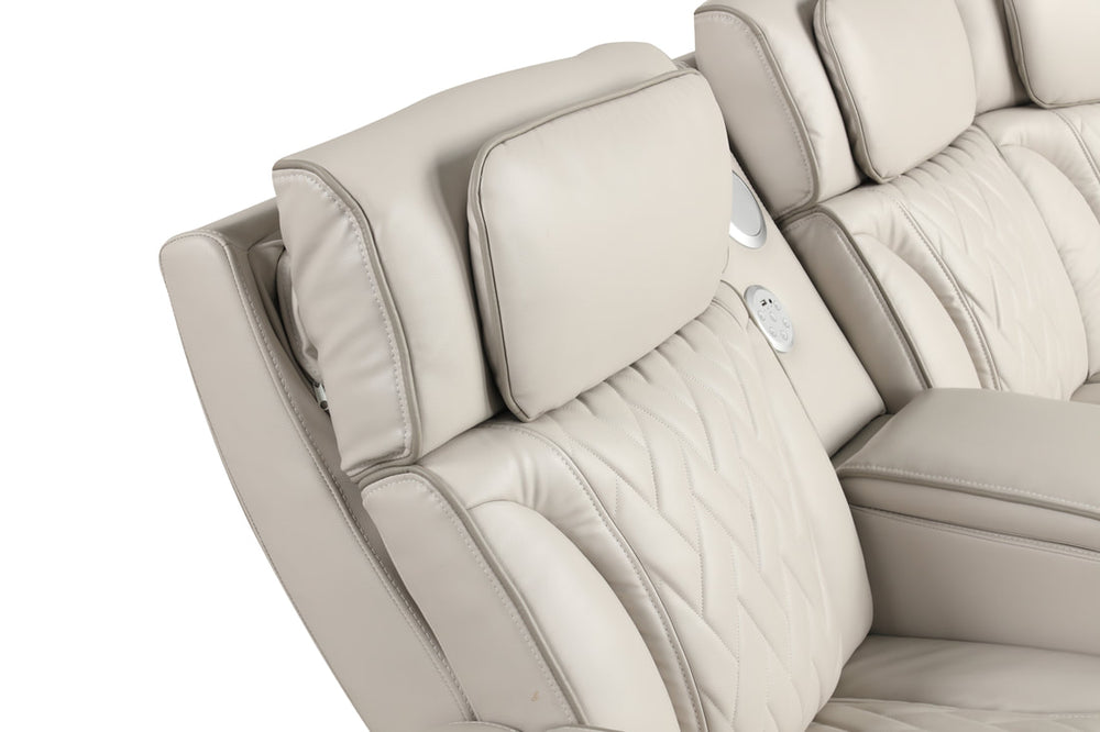 Spain Power Reclining Sectional Power Headrests