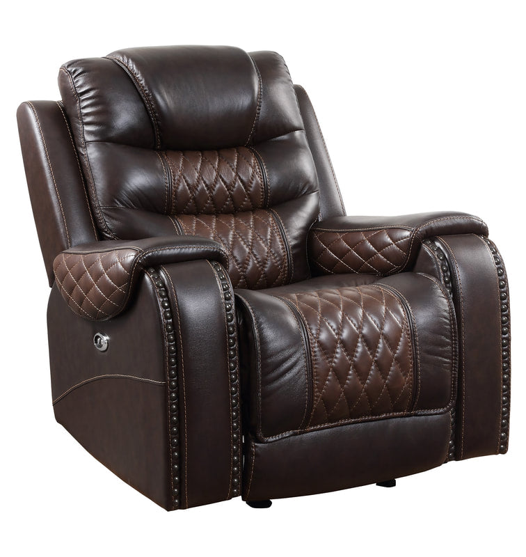Harley Top Grain Leather Power Reclining Set