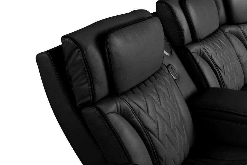 Spain Power Reclining Sectional Power Headrests