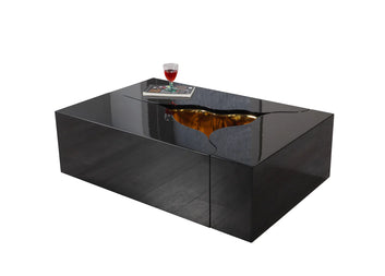 Dream Wood Black Gold Coffee Table