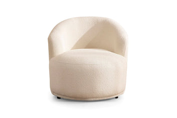 Bonita Ivory Boucle Accent Chair