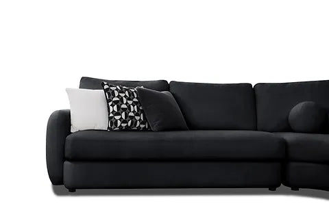 Ceilo 3-PC Black Sectional