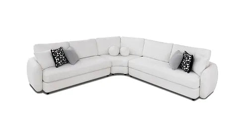 Ceilo Beige 3-PC Sectional