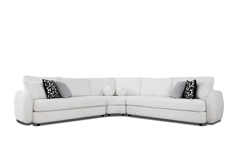 Ceilo Beige 3-PC Sectional