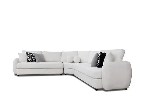 Ceilo Beige 3-PC Sectional