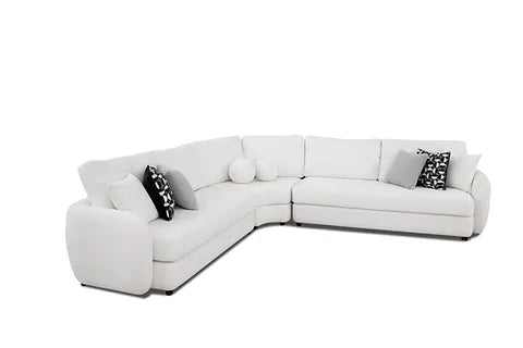 Ceilo Beige 3-PC Sectional
