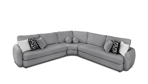 Ceilo 3-PC Gray Sectional