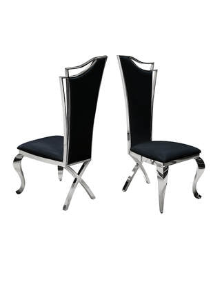 Victorian Black 7-PC Dining Set