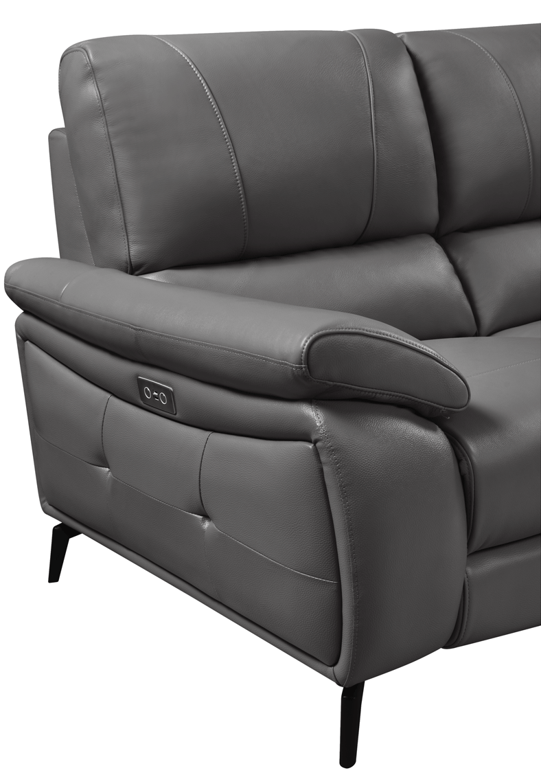 Dark Grey w/ electric recliners