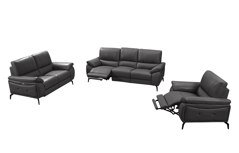 Dark Grey w/ electric recliners
