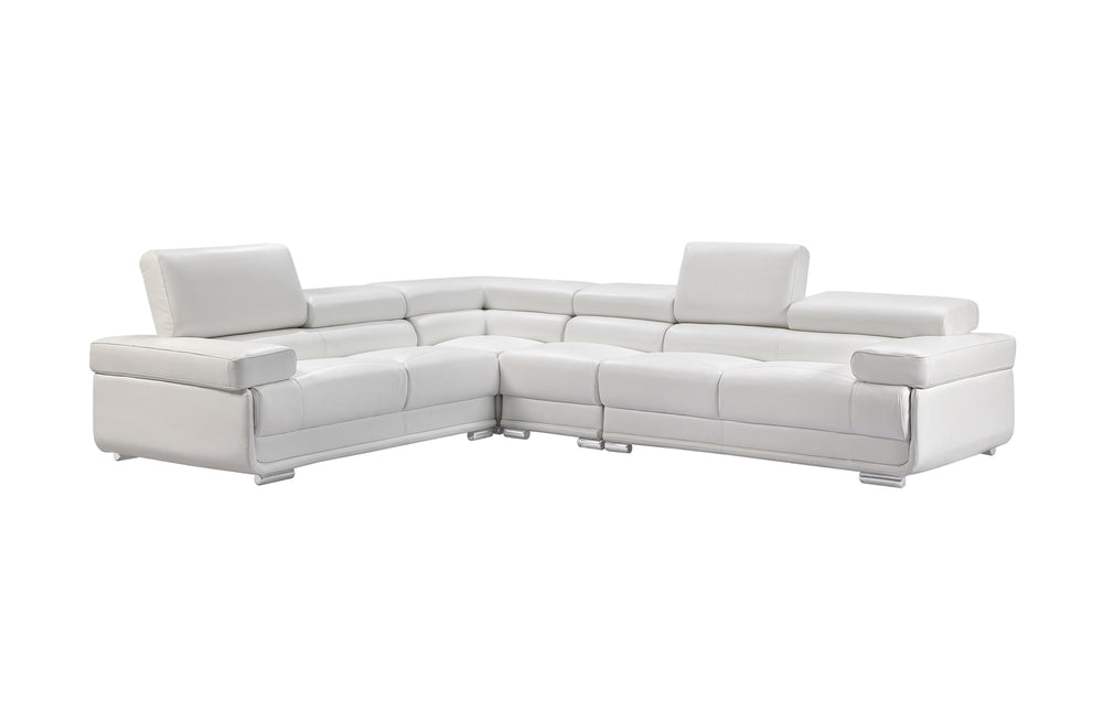 Dell White Sectional