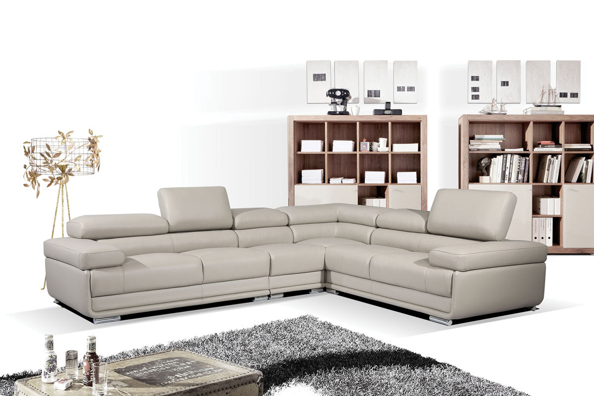 Dell Sectional Light Grey