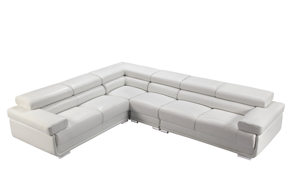 Dell White Sectional