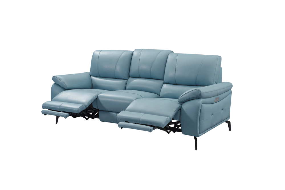 Blue w/ electric recliners