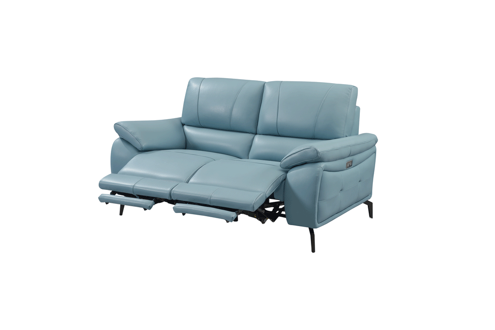 Blue w/ electric recliners