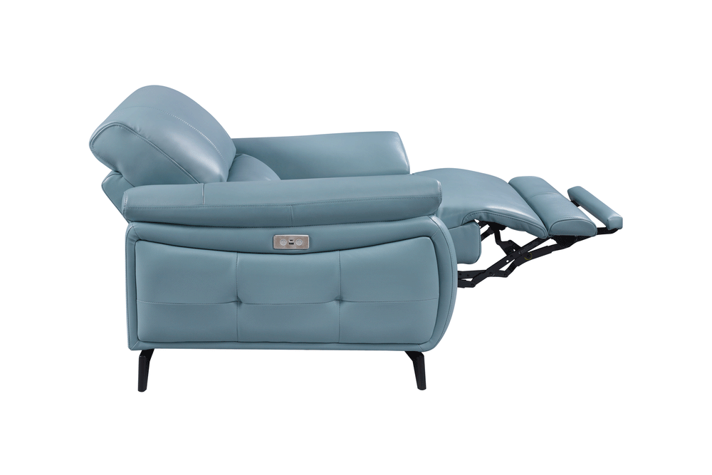 Blue w/ electric recliners