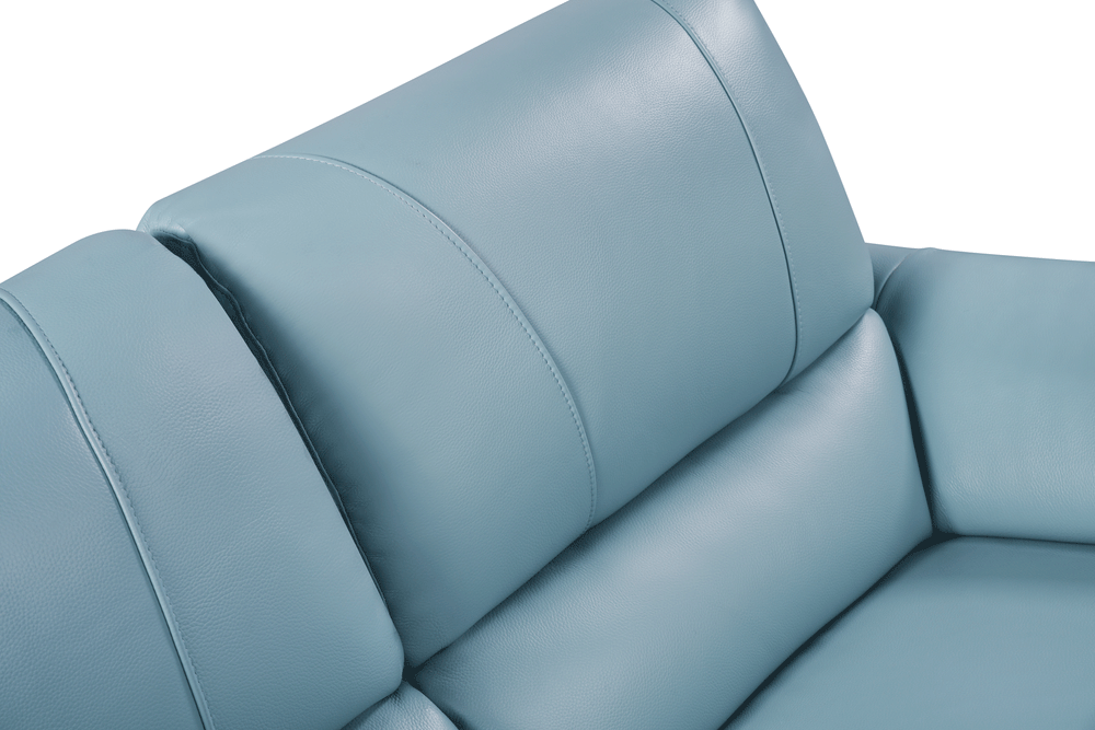 Blue w/ electric recliners