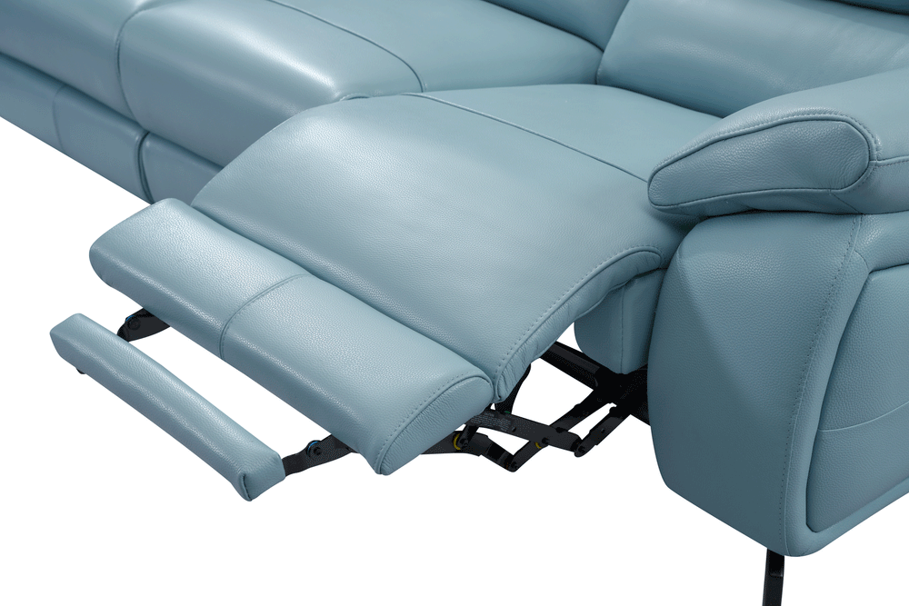 Blue w/ electric recliners