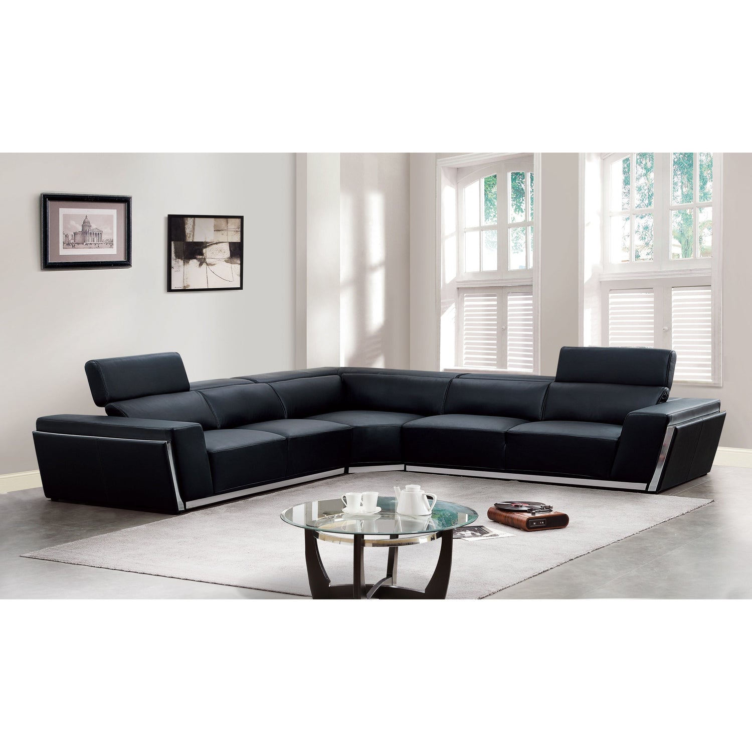 Domo Black Sectional