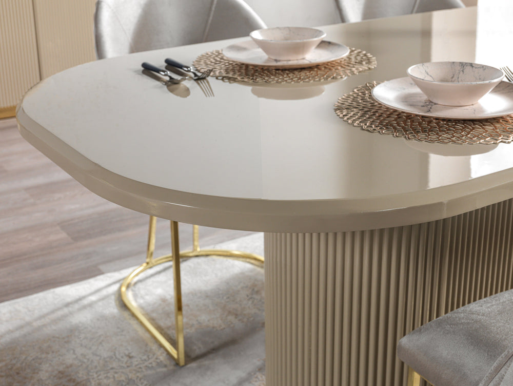 Milena Ivory 7-Piece Dining Set [ETA: 3/20]