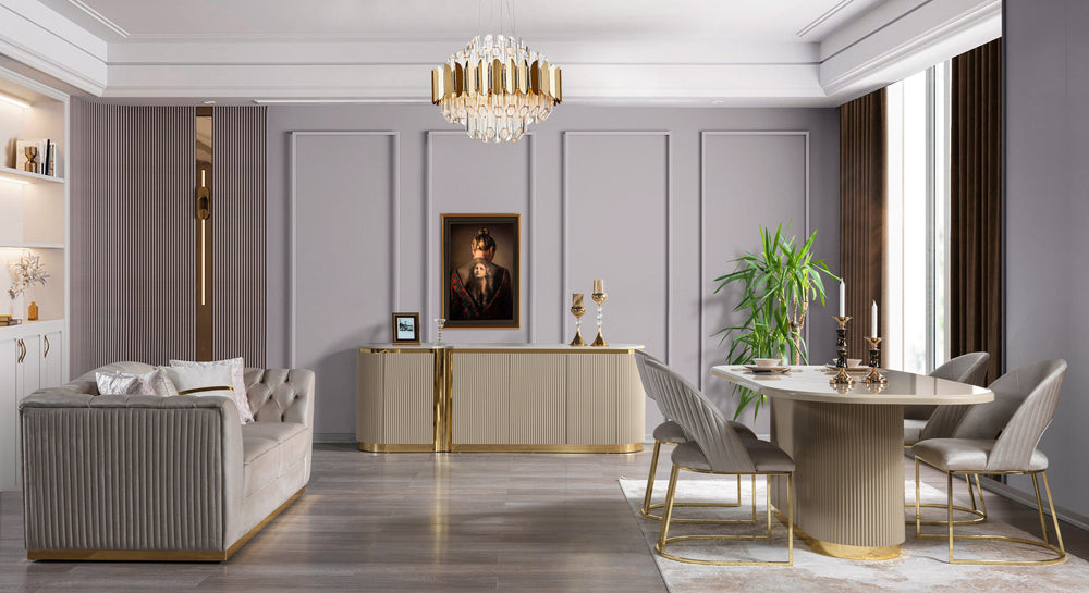 Milena Ivory 7-Piece Dining Set [ETA: 3/20]