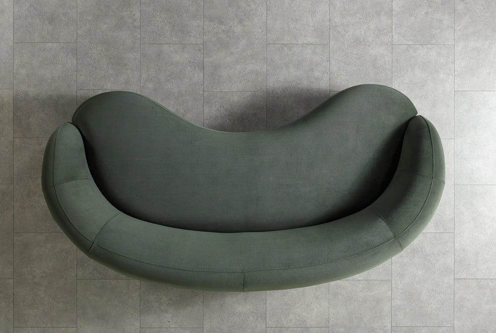 Bonita Green Velvet Sofa & Loveseat