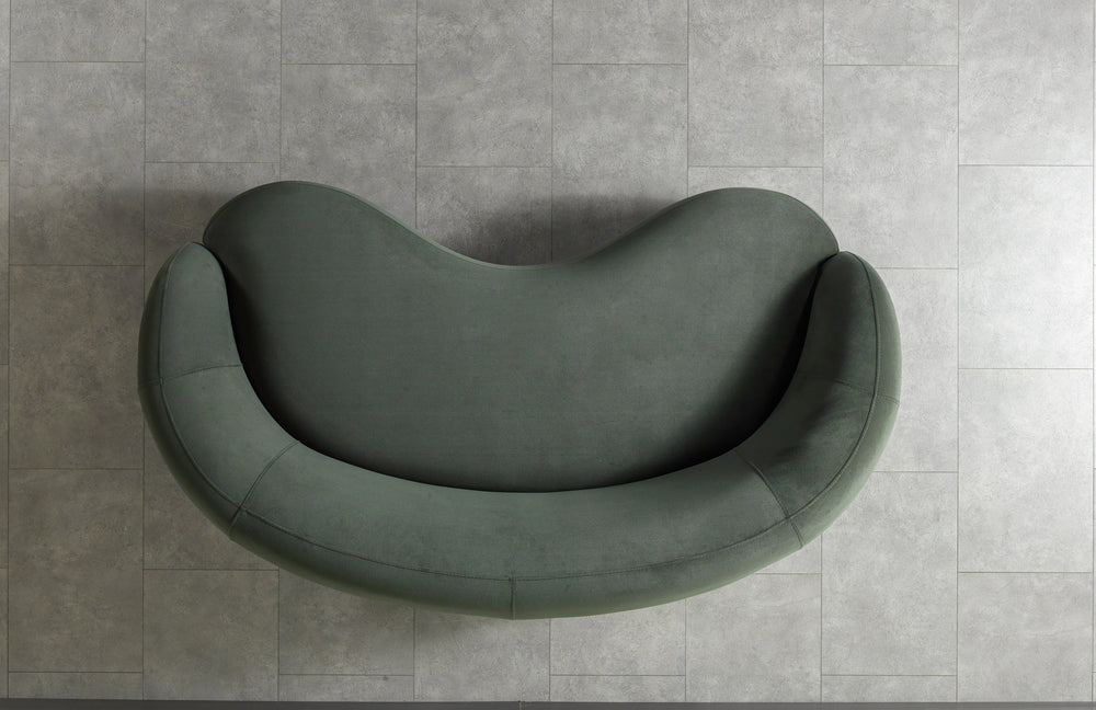 Bonita Green Velvet Sofa & Loveseat