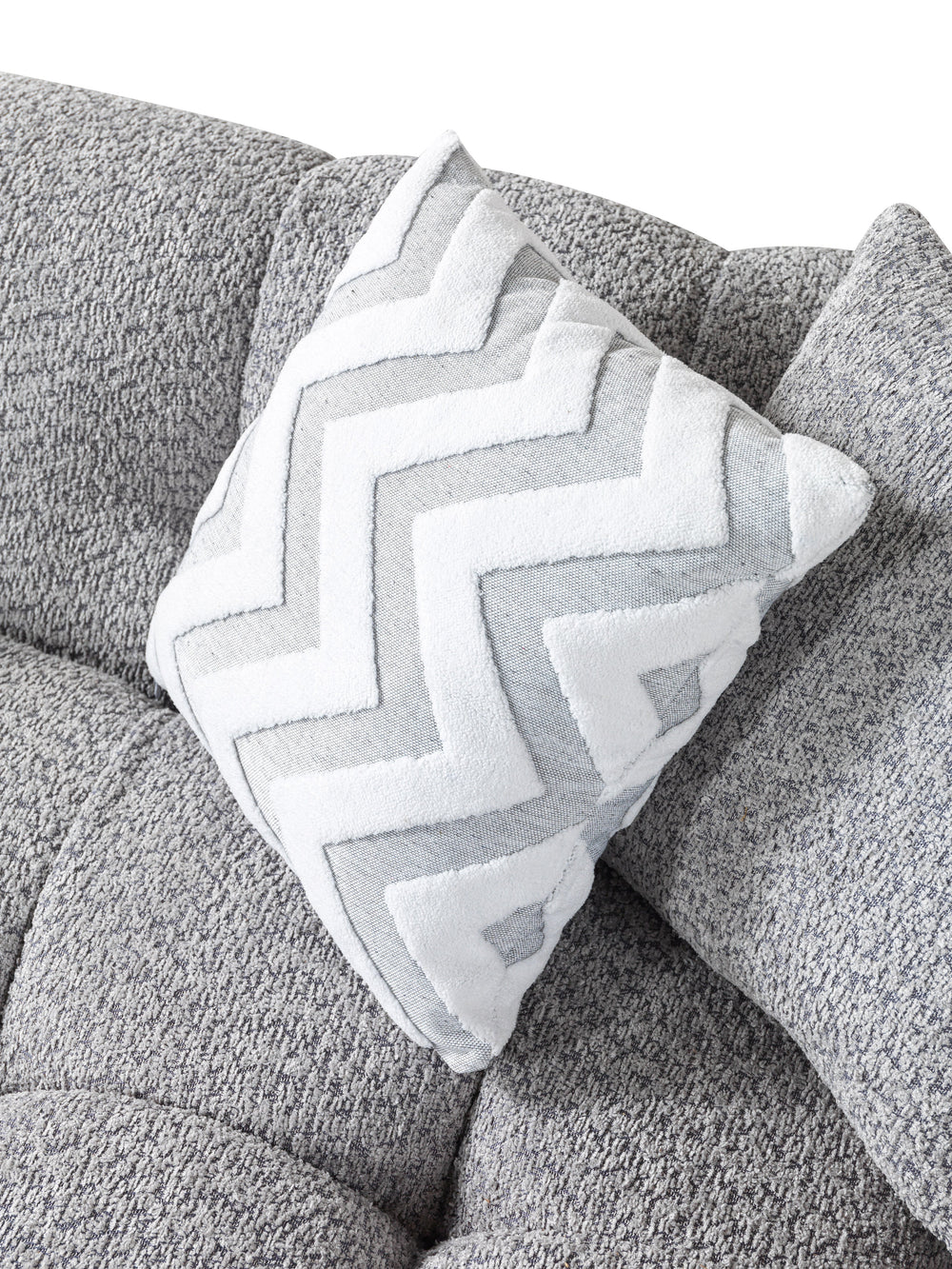 Ivy Gray Boucle RAF 110" Sectional