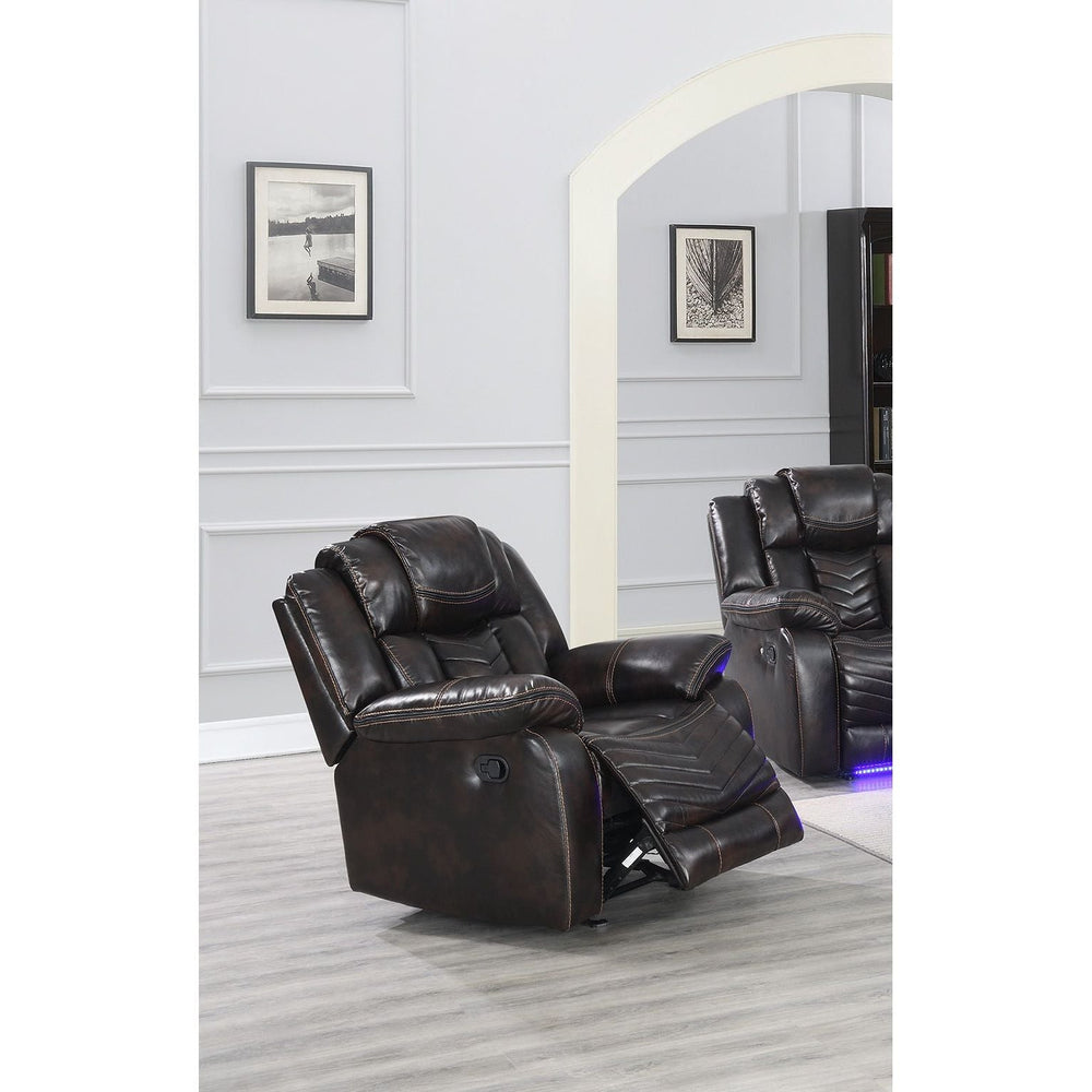 S2021 Lucky Charm Sectional (Brown)