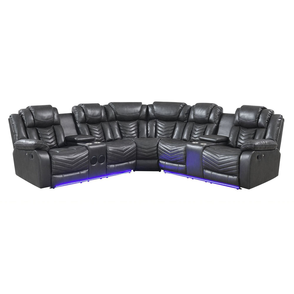 S2021 Lucky Charm Sectional (Grey)