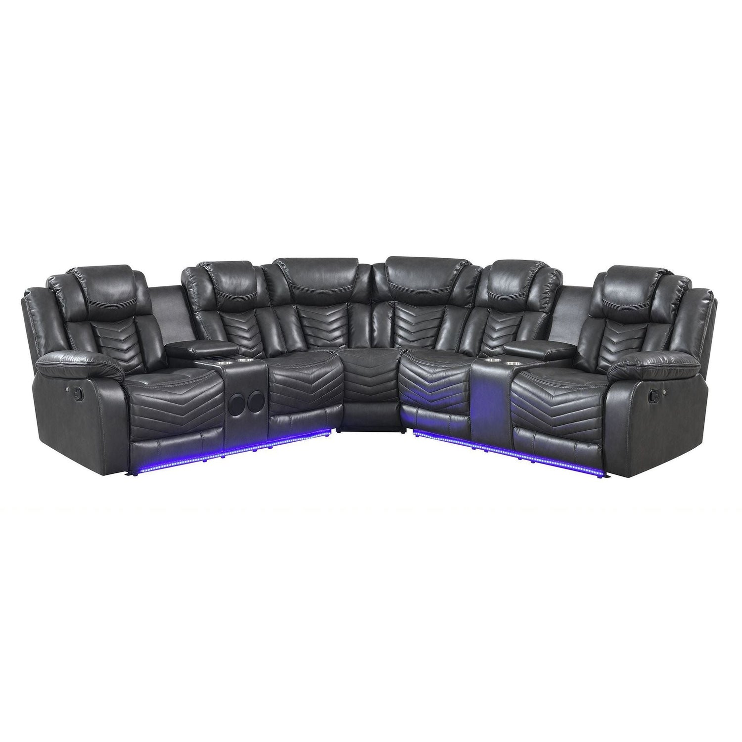 S2021 Lucky Charm Sectional (Grey)