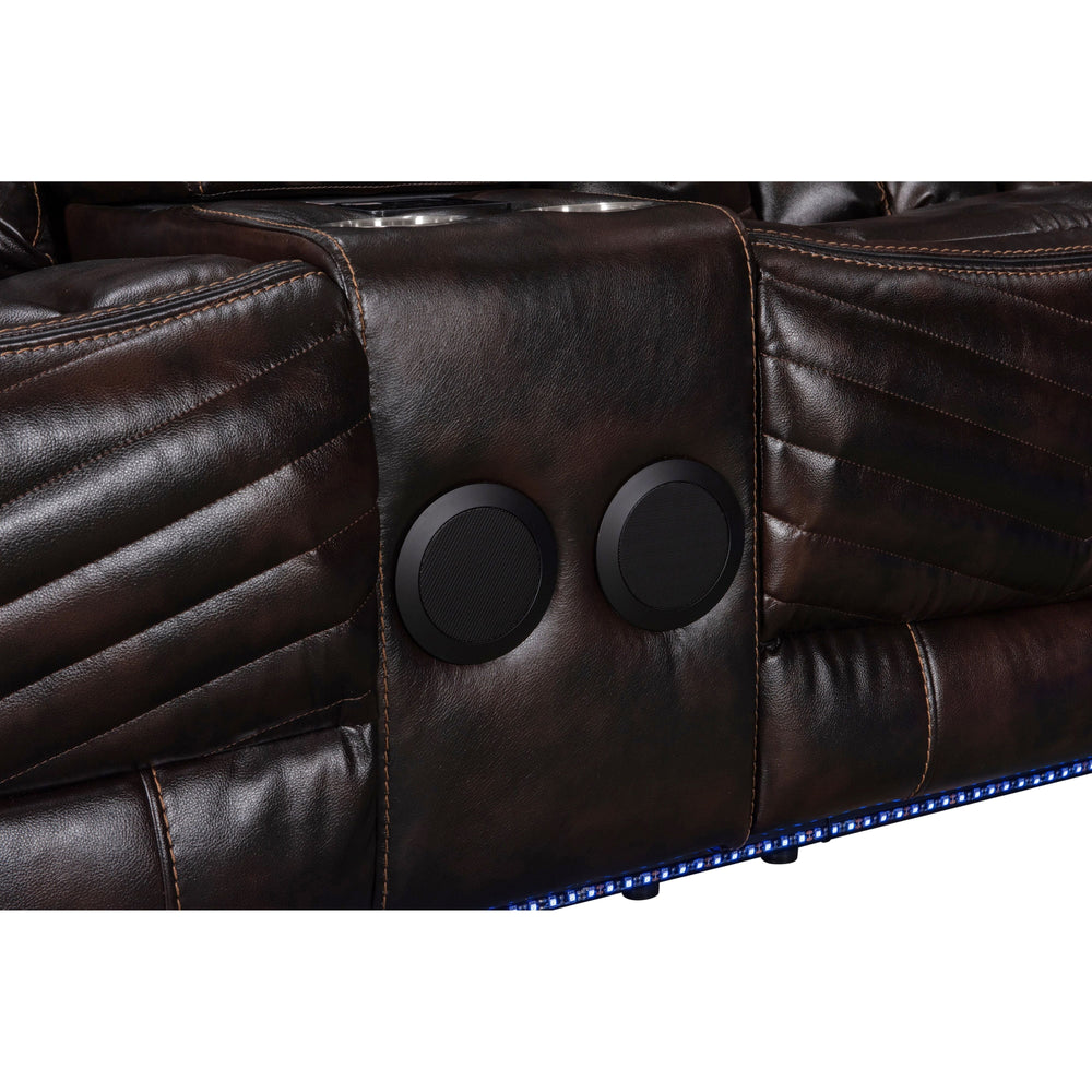 S2021 Lucky Charm Sectional (Brown)