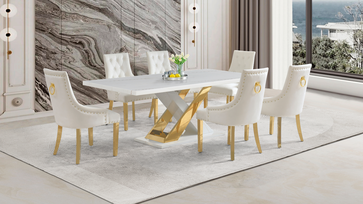 D610 Viva (Cream/Gold)