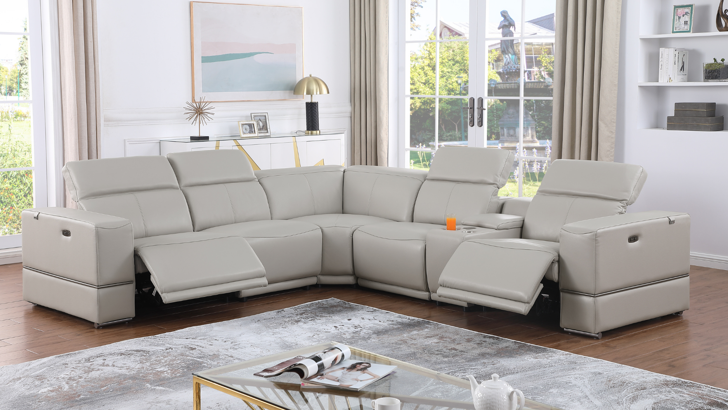 MI-1122 Franco 6pcs Light Grey (2 Power)