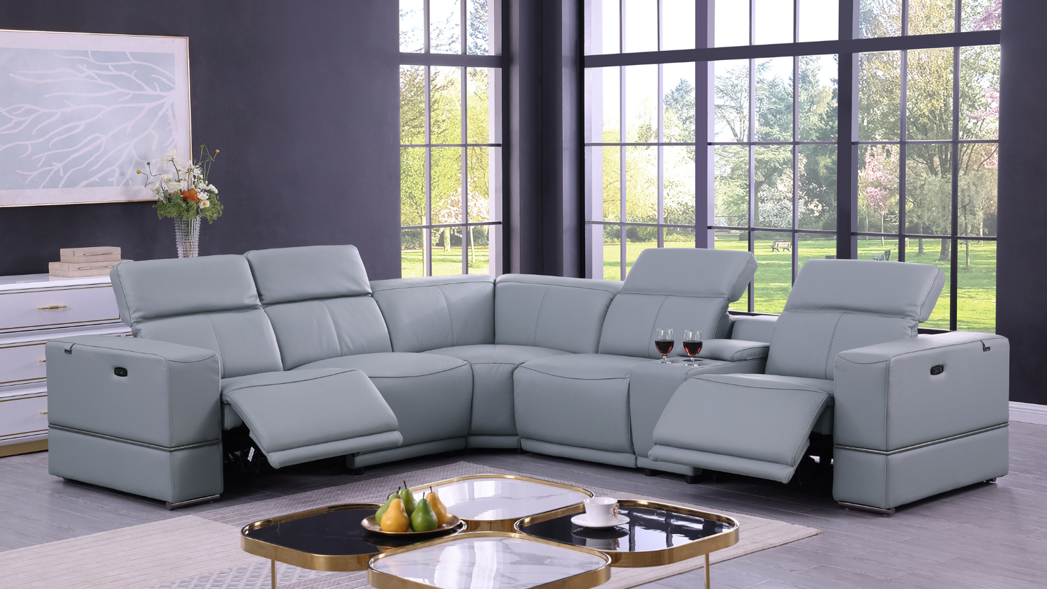 MI-1122 Franco 6pcs Light Blue (2 Power)