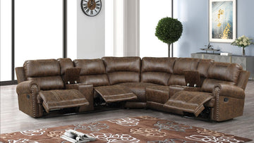 Carrol Oversized Recliner Sectional