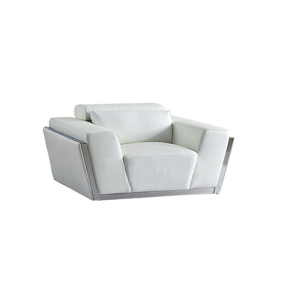 Domo White Sofa Living Room Set