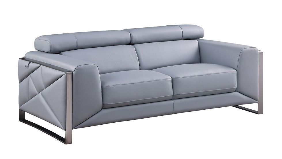 Giorgio Blue 3-PC Sofa Living Room Set