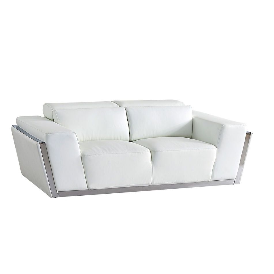 Domo White Sofa Living Room Set
