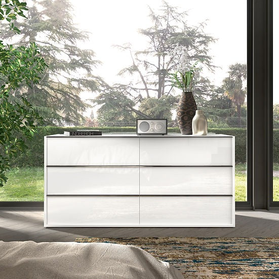 Luna Collection | Italian White Bedroom Set | Queen & King | 4-PC & 5-PC