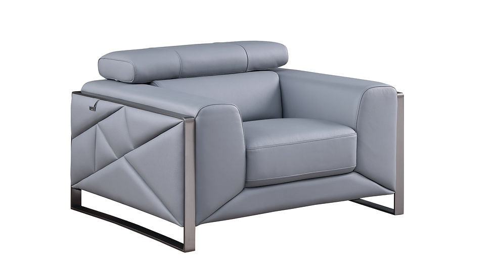 Giorgio Blue 3-PC Sofa Living Room Set