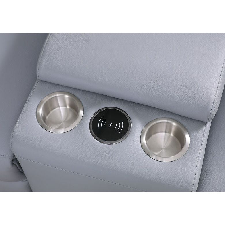 Picasso 6-PC  Light Blue 2 Power Reclining Set