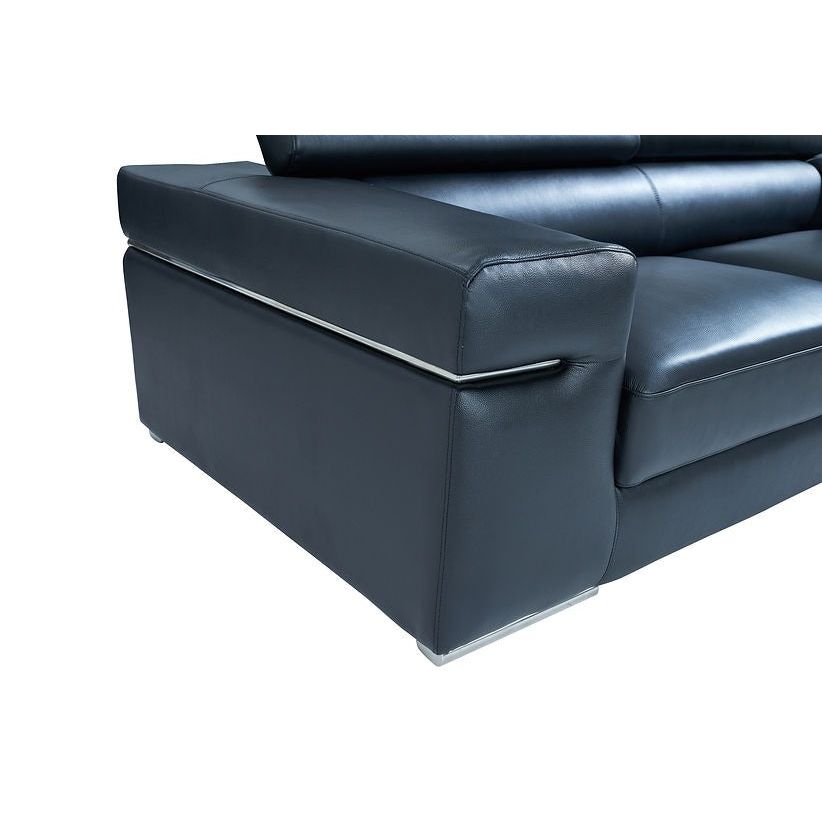 Soho Black Sofa Living Room Set