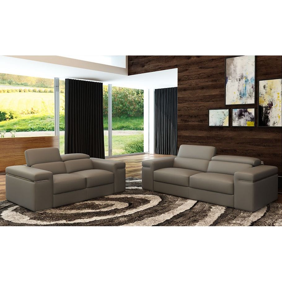 Soho Grey 2-PC Sofa Living Room Set